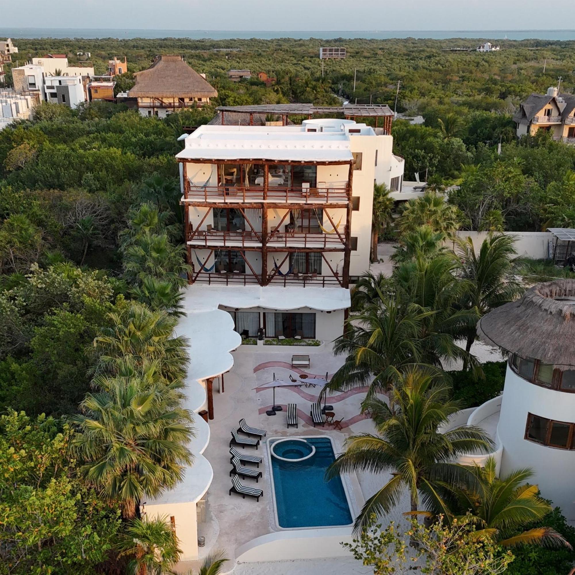 Beach Front Hotel Boutique Dk House Ilha Holbox Exterior foto